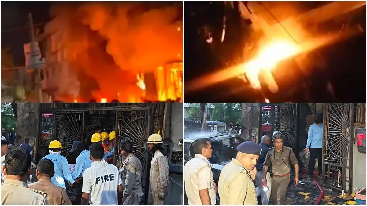 इलेक्ट्रिक कार में आग से तीन मंजिला मकान जला, 8 लोगों की मौत, इलेक्ट्रॉनिक लॉक बने मौत की वजह