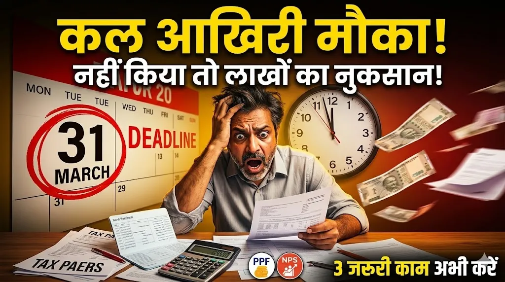 कल तक निपटा लें ये 3 जरूरी काम, नहीं तो हो सकता है लाखों का नुकसान, पढ़े खबर