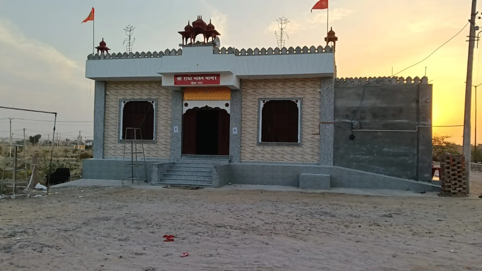 श्री राधा मोहन मंदिर में प्राण प्रतिष्ठा समारोह प्रारम्भ