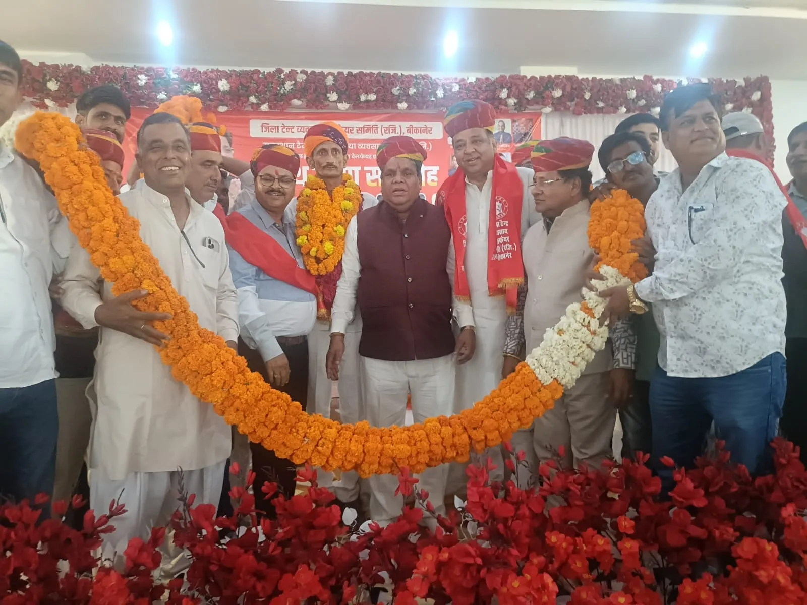 जिला टेंट व्यवसाय वेलफेयर समिति का शपथ ग्रहण समारोह संपन्न: राजेंद्र काला बने अध्यक्ष