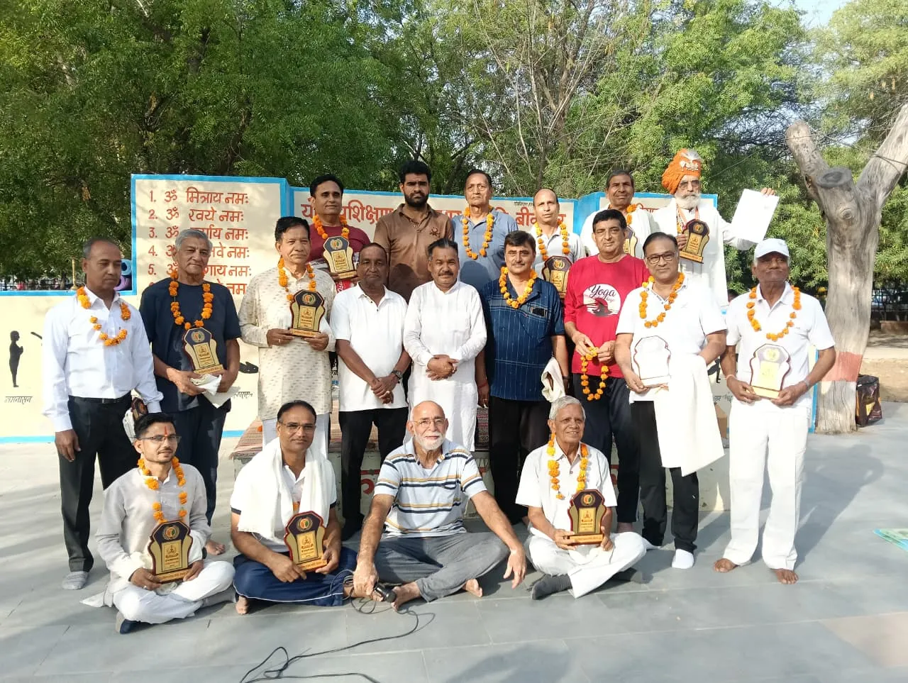 भाजपा देहात अध्यक्ष श्याम पंचारिया ने किया अष्ठ दिवसीय निशुल्क योग शिविर का उदघाटन
